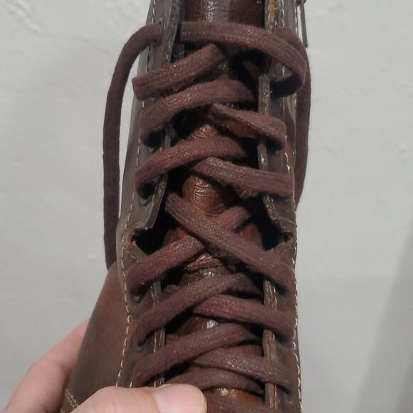 Steve Madden Tarnney Studded Brown Boots Made in Mexico Size 7 - Picture 14 of 15